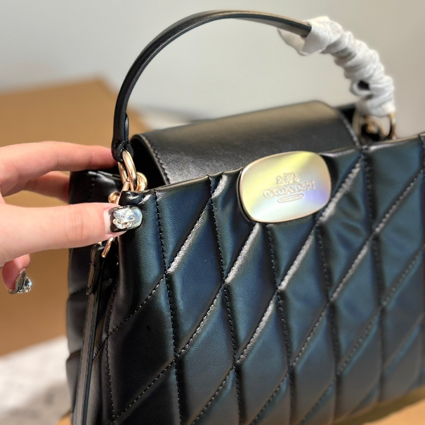 COACH ハドリー ショルダーバッグ ブラック