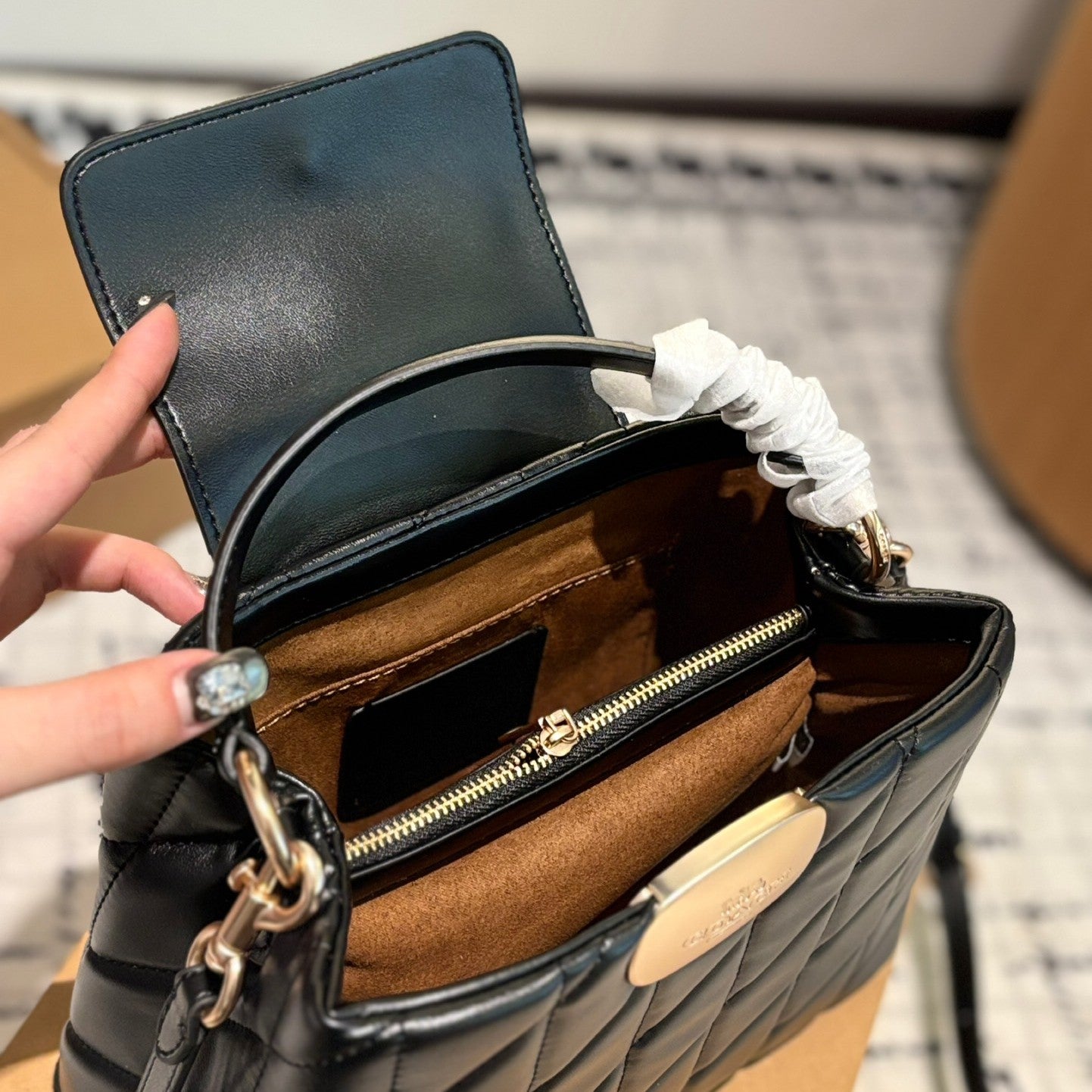 COACH ハドリー ショルダーバッグ ブラック