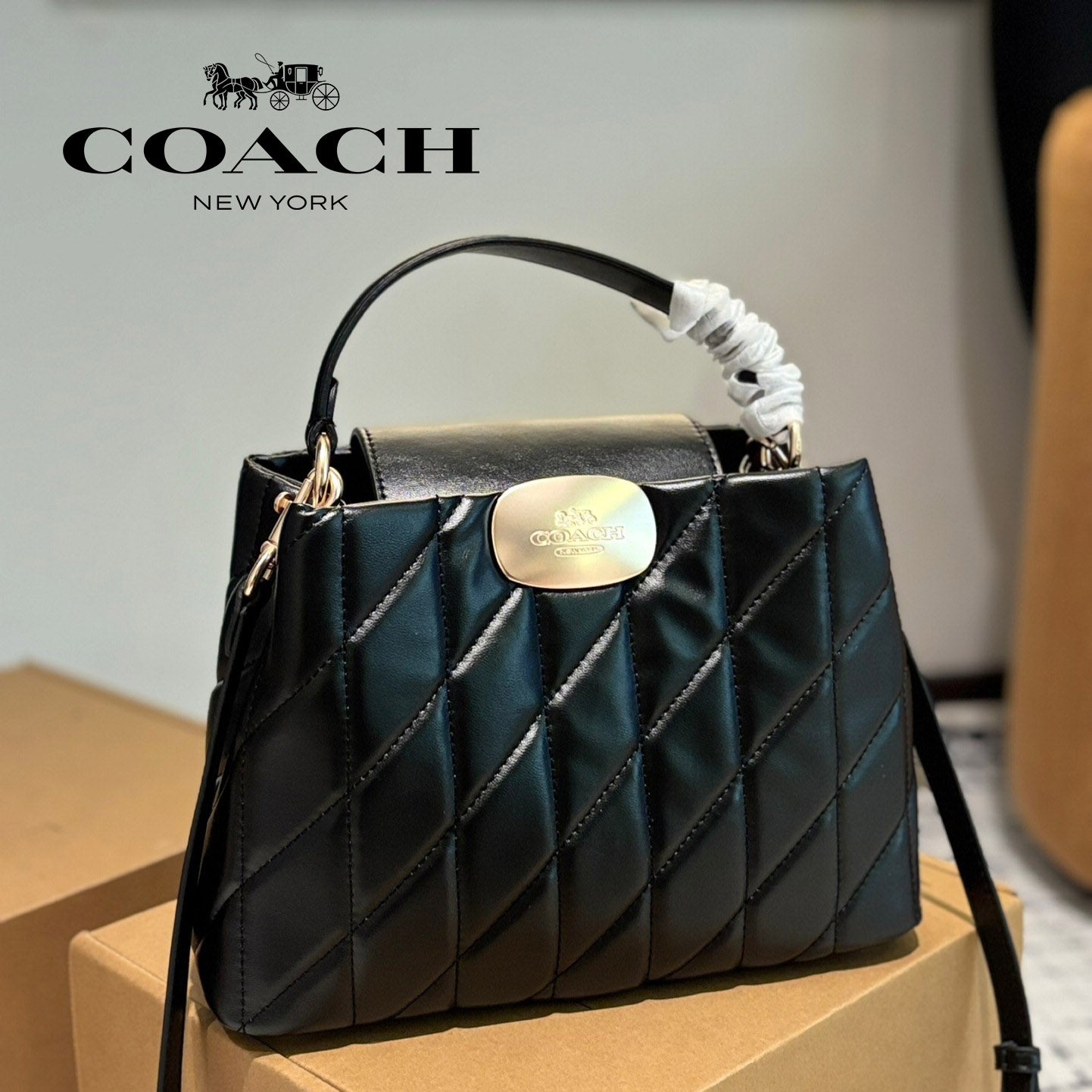 COACH ハドリー ショルダーバッグ ブラック